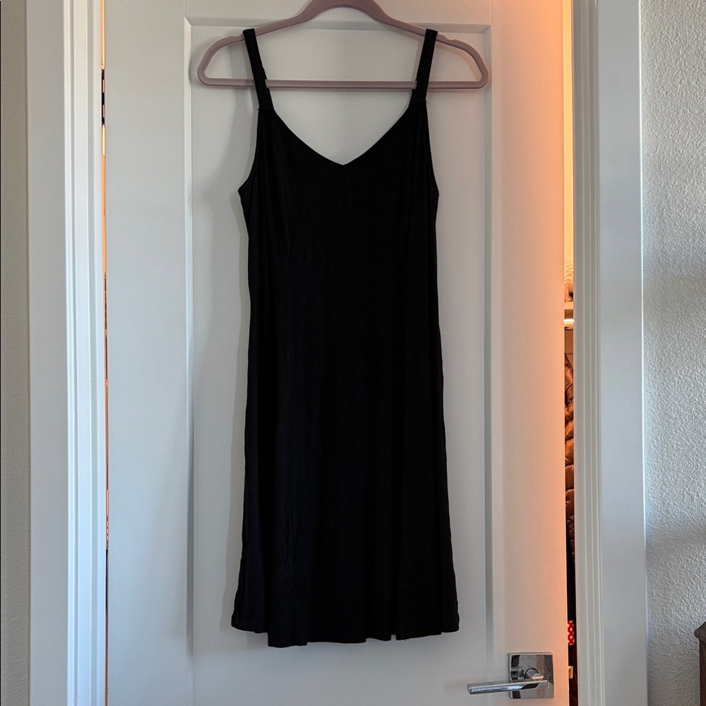 Classic Black Slip Dress